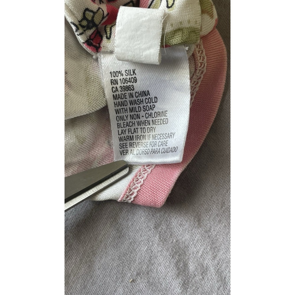 Antonio Melani Silk Babydoll Tank Top Small Floral Fairy Coquette Festival Beach - Picture 8 of 9